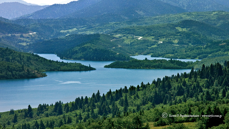plastira lake - papakonstantinou