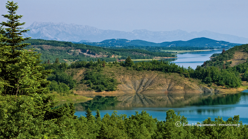plastira lake - papakonstantinou